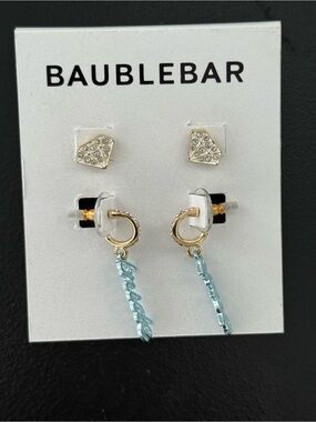 BaubleBar NEW Something Blue Earring Set
